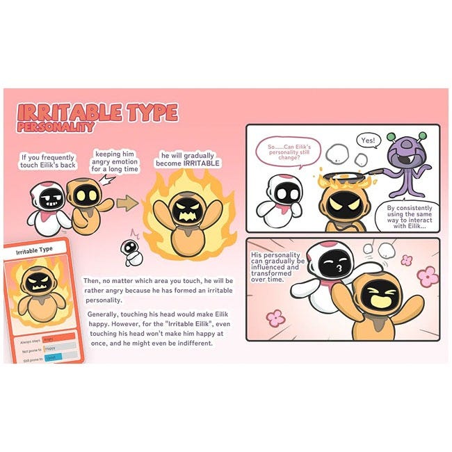 EILIK DESKTOP COMPANION ROBOT DQ ORANGE