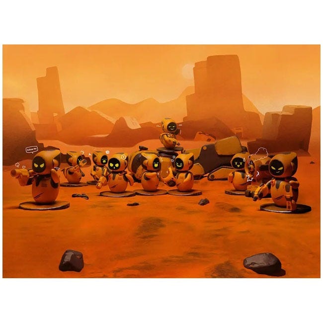 EILIK DESKTOP COMPANION ROBOT DQ ORANGE