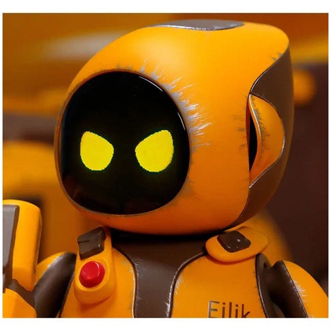 EILIK DESKTOP COMPANION ROBOT DQ ORANGE