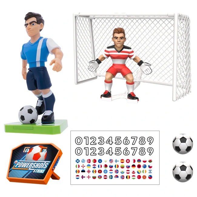 POWERSHOTS TABLE TOP FOOTBALL PLAYSET WITH 9IN FIGURE SAM