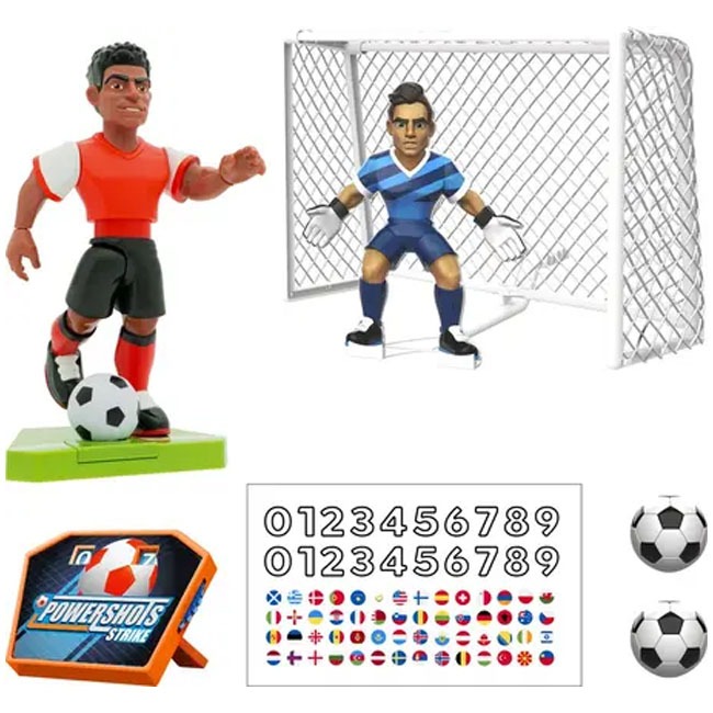 POWERSHOTS TABLE TOP FOOTBALL PLAYSET WITH 9IN FIGURE CRUZ