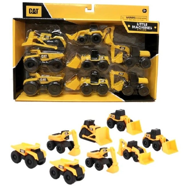 FUNRISE CAT 3-INCH MINI MACHINED FREE WORKER 8-PACK