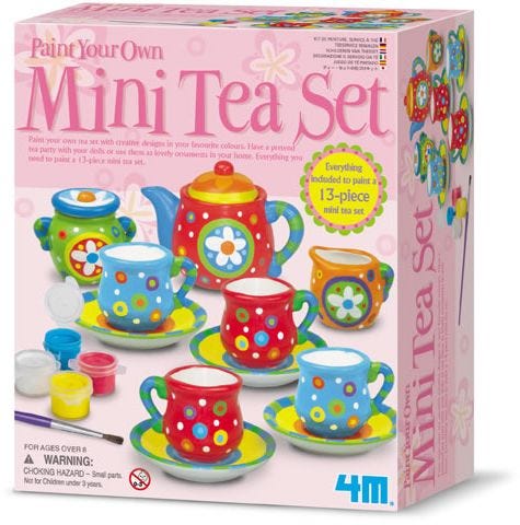 4M PAINT YOUR OWN TEA SET