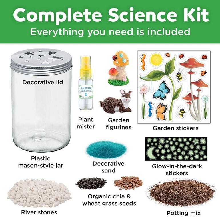 CREATIVITY FOR KIDS GROW N' GLOW TERRARIUM