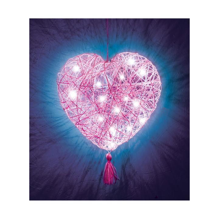 CREATIVITY FOR KIDS STRING ART HEART LIGHT