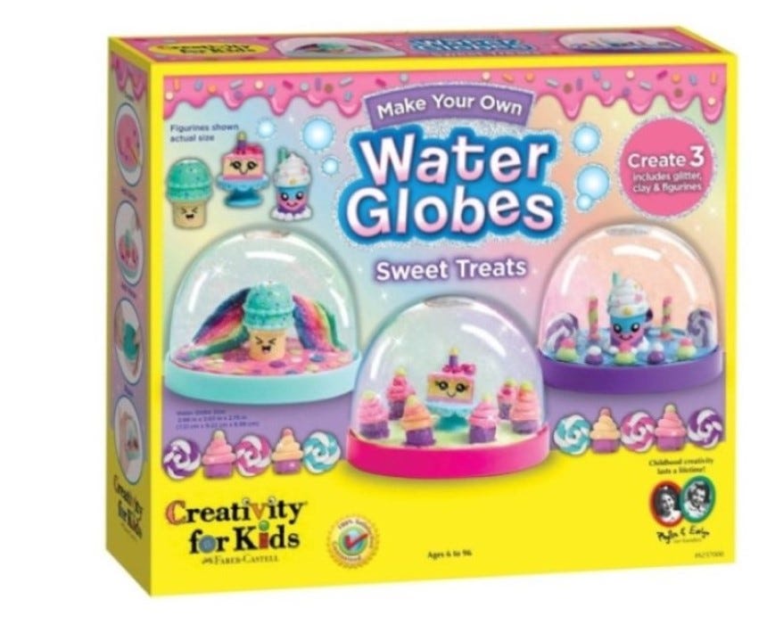 CREATIVITY FOR KIDS MAKE YOUR OWN WATER GLOBES SWEET TREATS