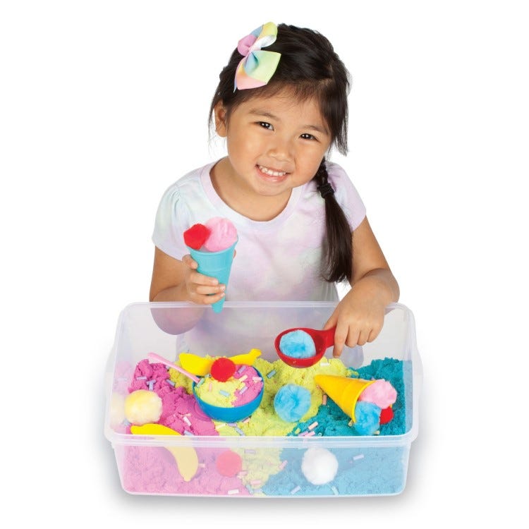 CREATIVITY FOR KIDS SENSORY BIN ICE CREAM SHOP