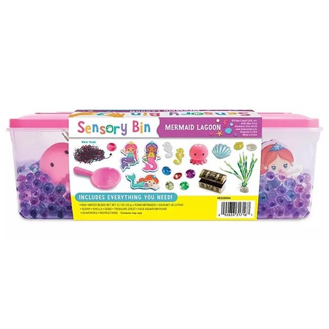 CREATIVITY FOR KIDS SENSORY BIN MERMAID LAGOON