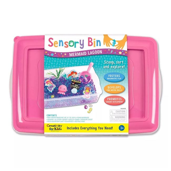 CREATIVITY FOR KIDS SENSORY BIN MERMAID LAGOON