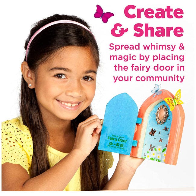 CREATIVITY FOR KIDS BUTTERFLY FAIRY DOOR