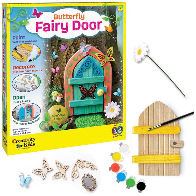 CREATIVITY FOR KIDS BUTTERFLY FAIRY DOOR
