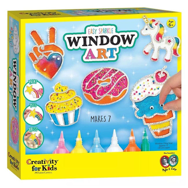CREATIVITY FOR KIDS WINDOW ART