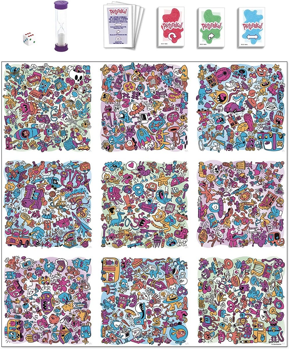 HASBRO PICTUREKA BOARD GAME