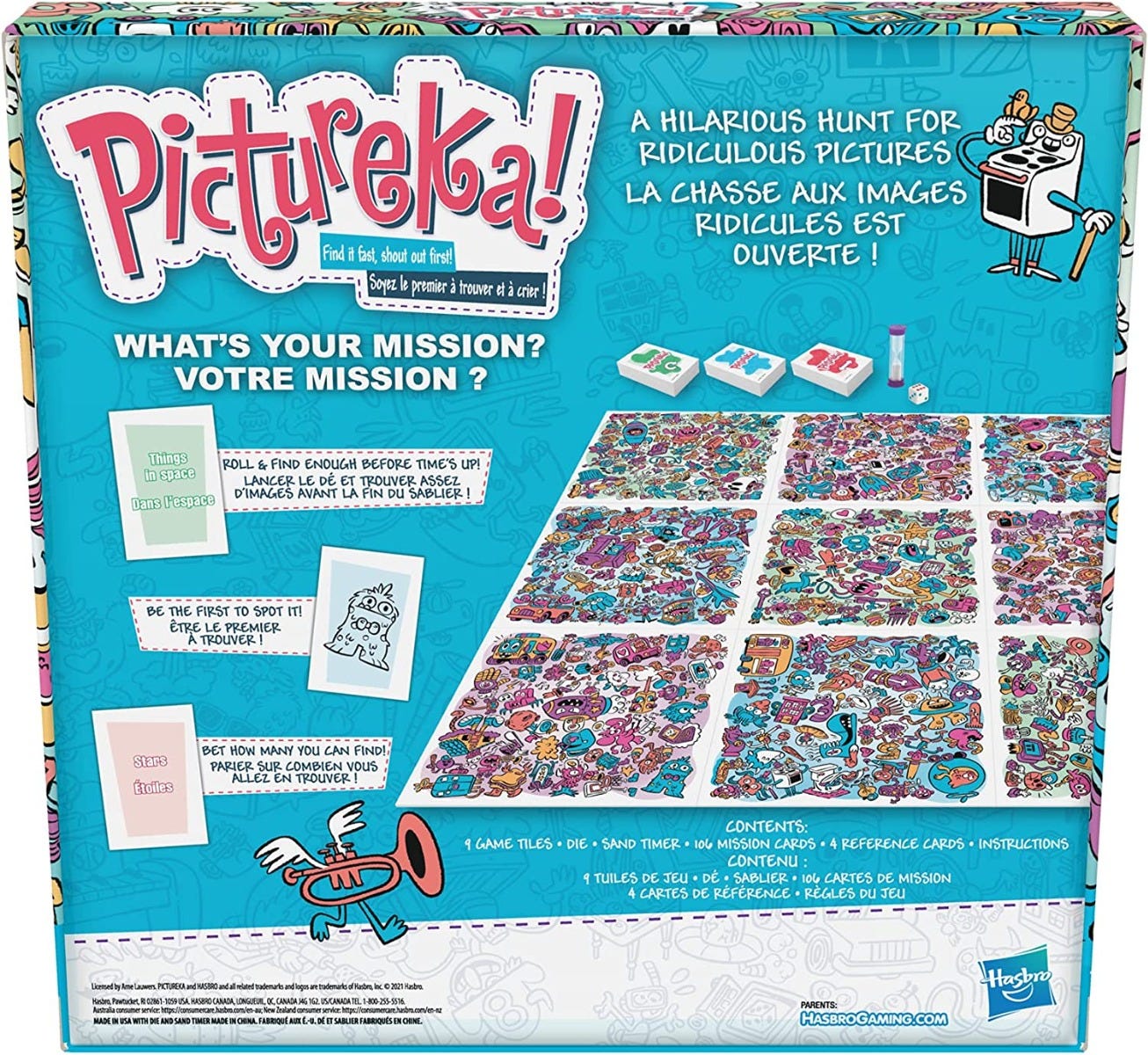 HASBRO PICTUREKA BOARD GAME