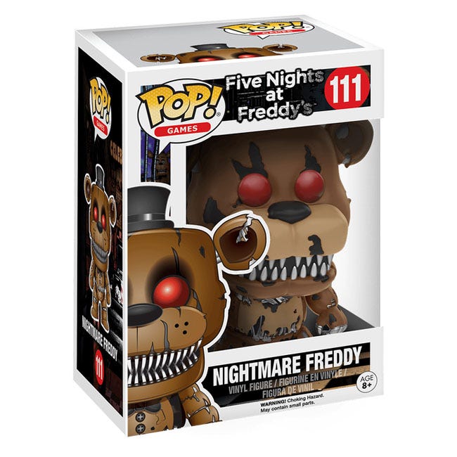 FUNKO POP GAMES :FIVE NIGHTS AT FREDDYS NIGHTMARE FREDDY