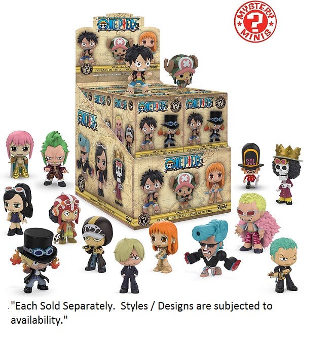 FUNKO MYSTERY MINI ANIMATION: ONE PIECE