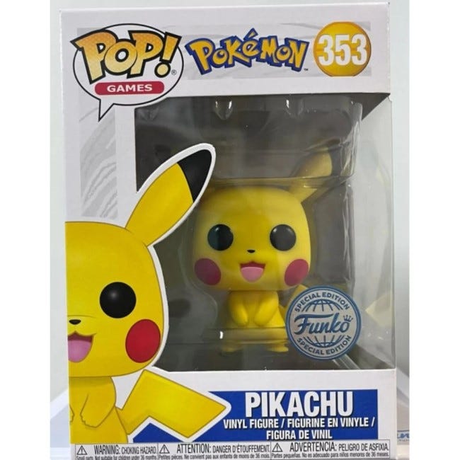 FUNKO POP POKEMON - PIKACHU (EXCLUSIVE)