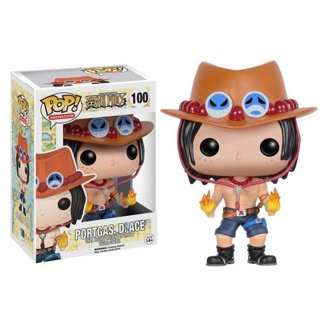 FUNKO POP ANIMATED ONE PIECE PORTGAS D. ACE