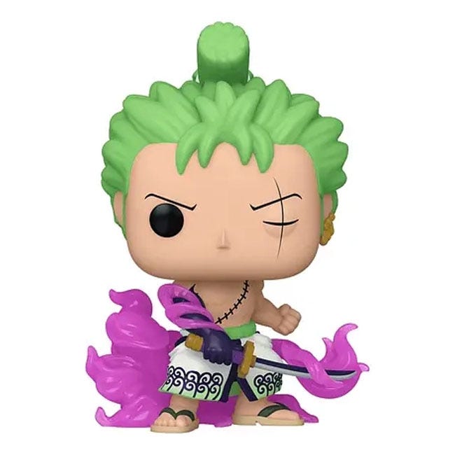 FUNKO POP ONE PIECE ZORO WITH ENMA GLOW IN THE DARK VINYL FI