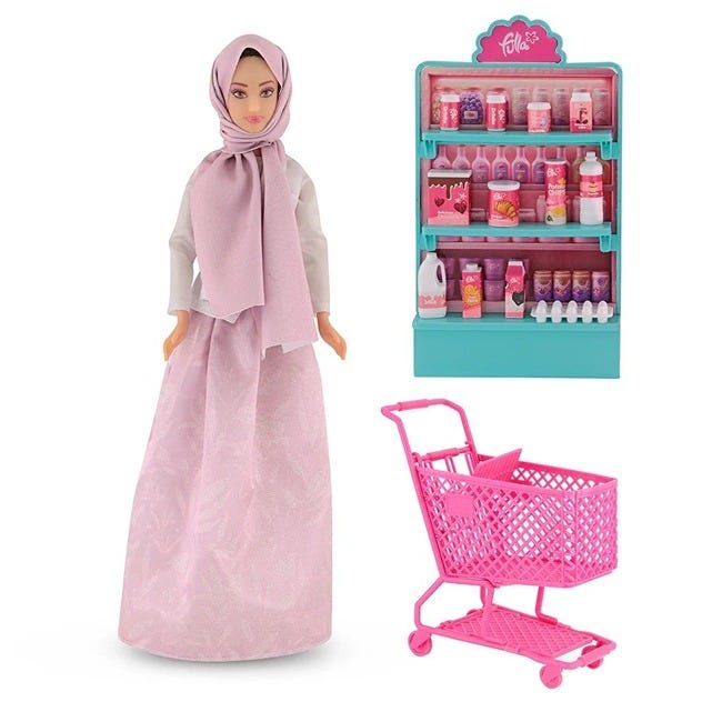 FULLA DOLL WITH SHOPPING PLAYSET