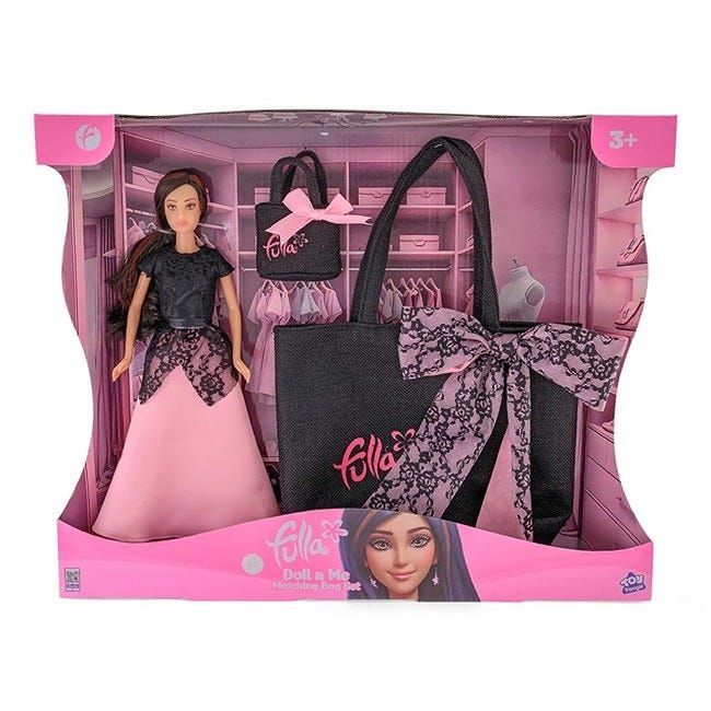 FULLA DOLL AND ME MATCHING BAG PLAYSET