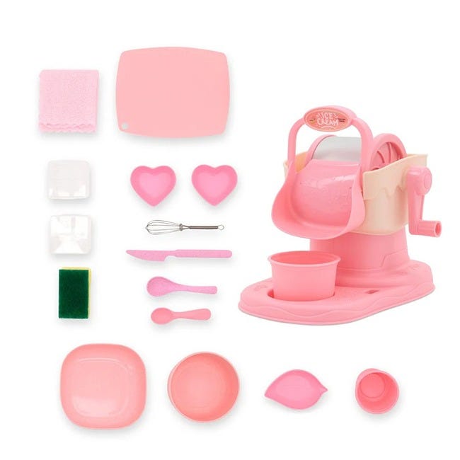 FULLA DIY ICE CREAM MAKER PLAYSET - PINK