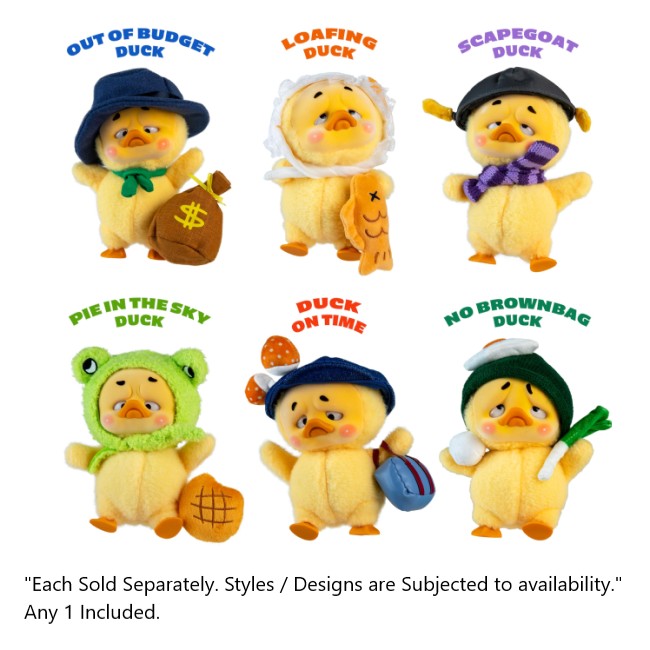 UPSETDUCK WORK UPSETS ME SJD PLUSH BLIND BOX