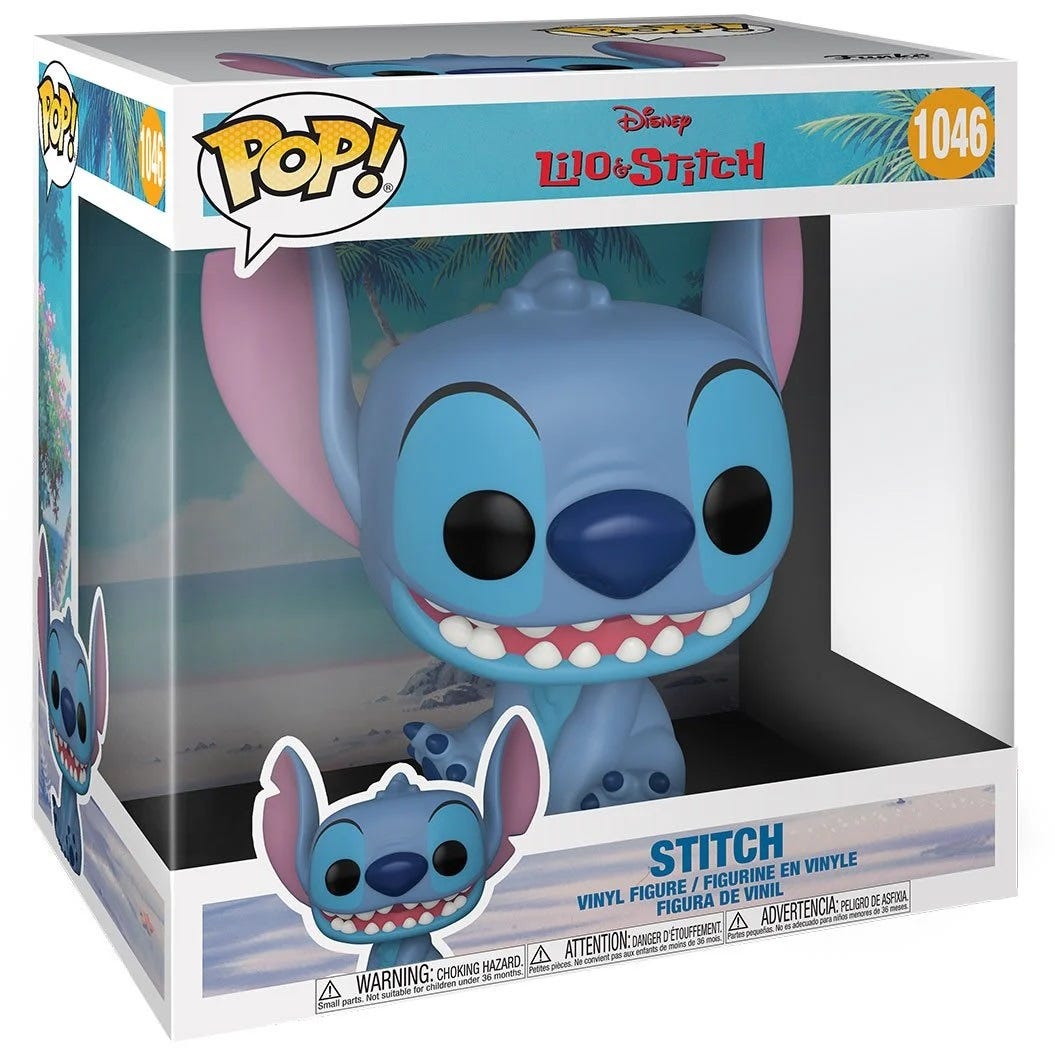 FUNKO POP JUMBO LILO & STITCH