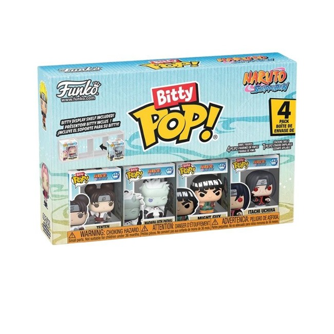 FUNKO BITTY POP ANIMATED: NARUTO SHIPPUDEN - BATTLES 4PK