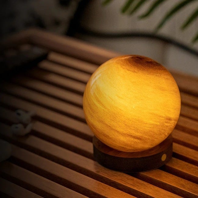 GINGKO ASTRA GLASS LIGHT MINI STAND STORM