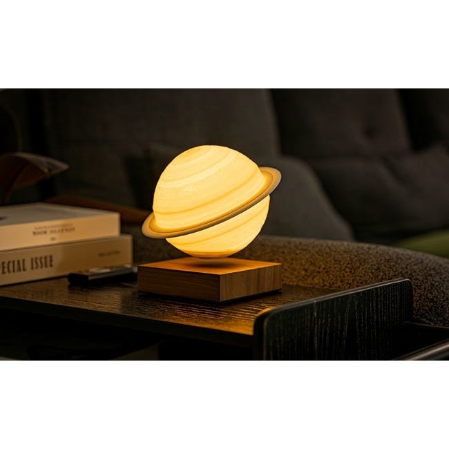 GINGKO SMART SATURN LAMP WALLNUT