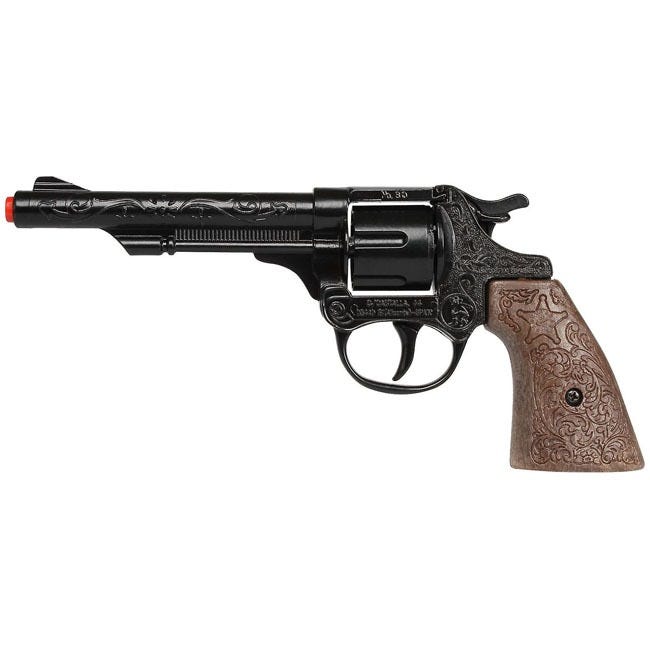 GONHER COWBOY REVOLVER 8 SHOTS BLACK