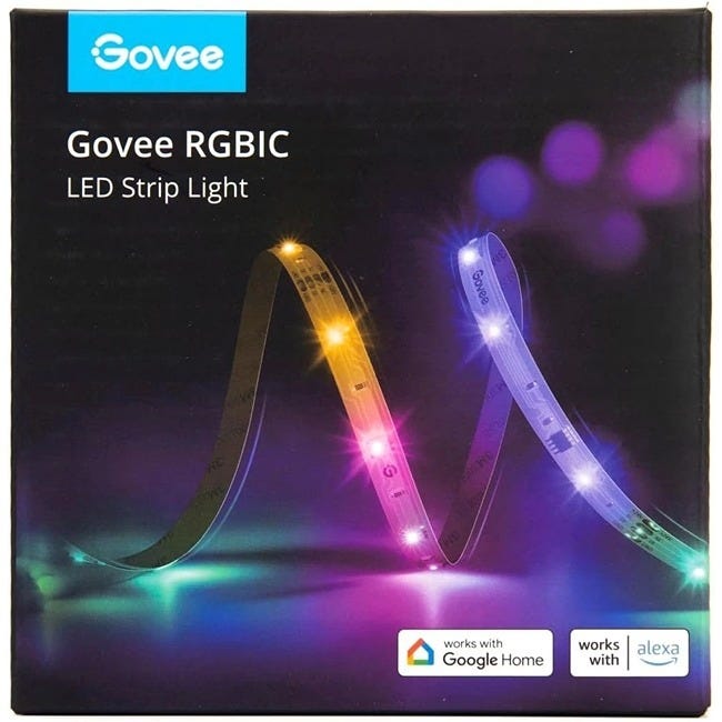 GOVEE RGBIC BASIC WI-FI -BLUETOOTH LED STRIP 5 METER H618A