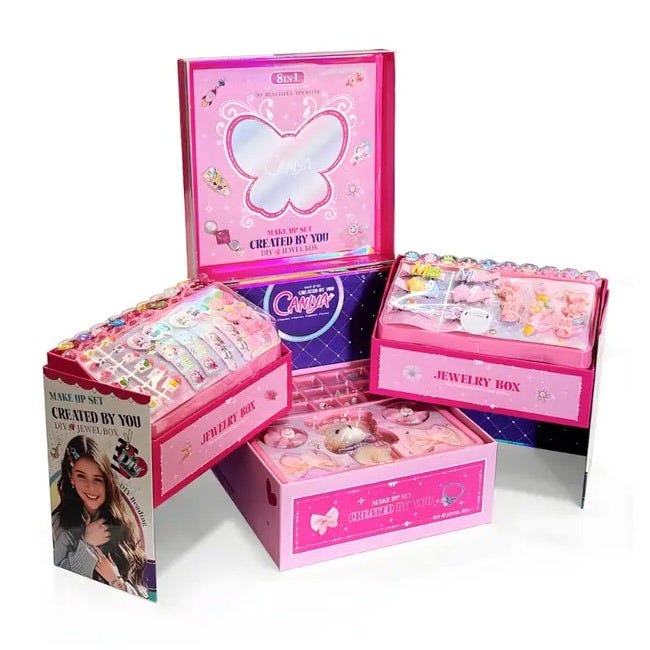 CANIYA DIY BEADS JEWELRY KIT WITH JEWELRY BOX - 955-34