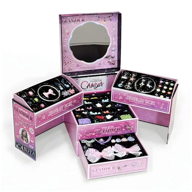 CANIYA 10-IN-1 DIY BEADS JEWELRY MAKING KIT WITH GIFT