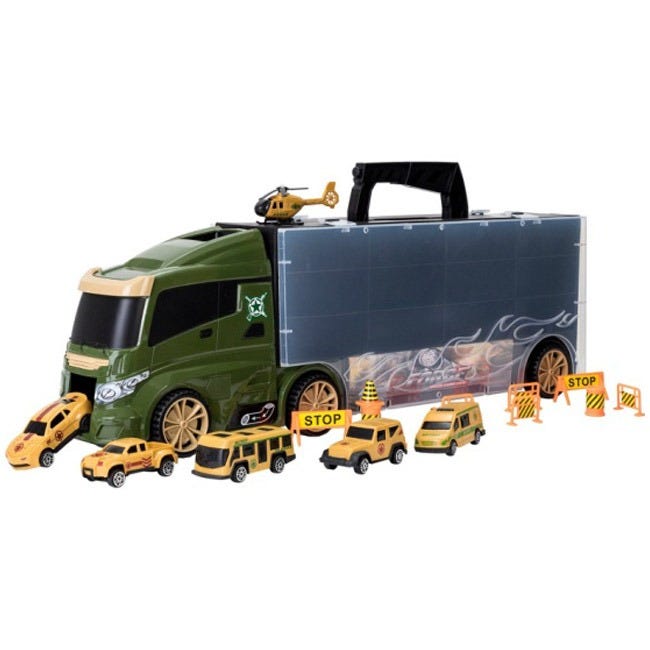 JINJIA TOYS TRUCK CARRY CASE - GREEN