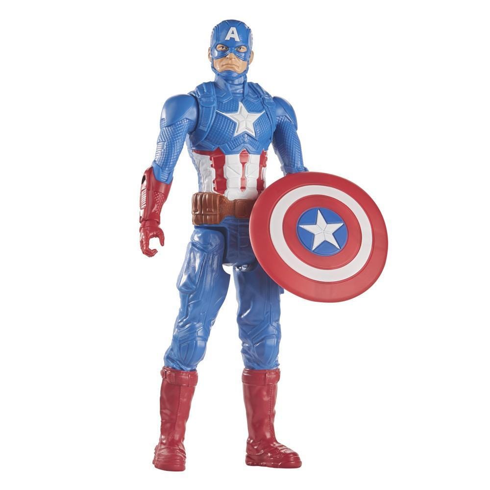 MARVEL AVENGERS TITAN HERO DELUXE - CAPTAIN AMERICA
