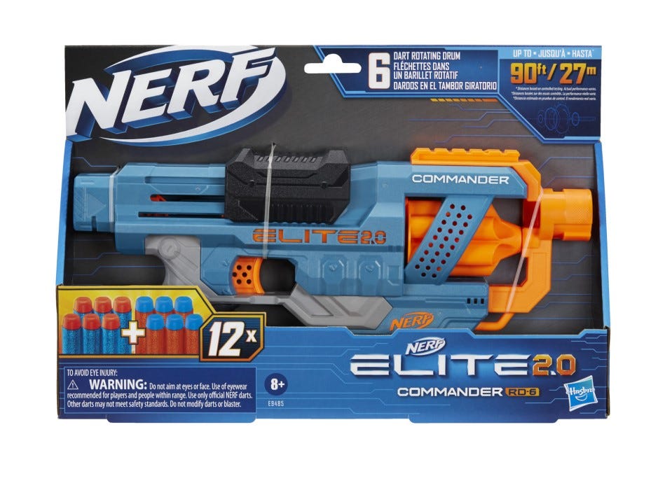 NERF ELITE 2.0 COMMANDER RD-6