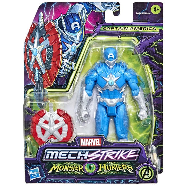 HASBRO MARVEL MECH STRIKE CAPTAIN AMERICA ACTION FIGURE
