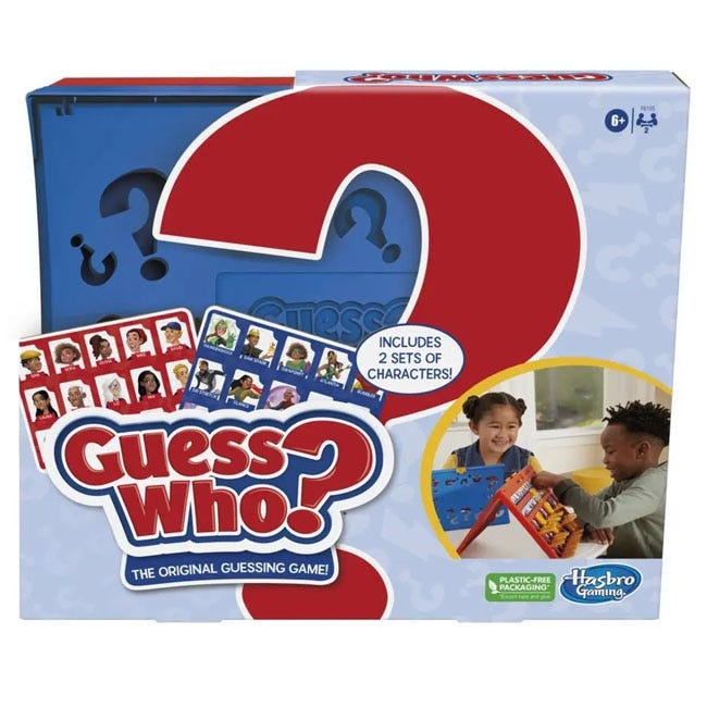 HASBRO GUESS WHO CARD GAME