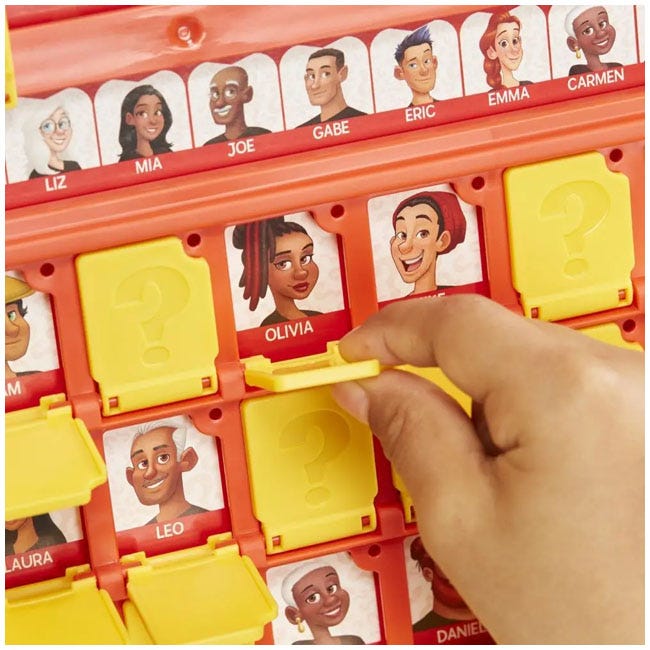 HASBRO GUESS WHO CARD GAME