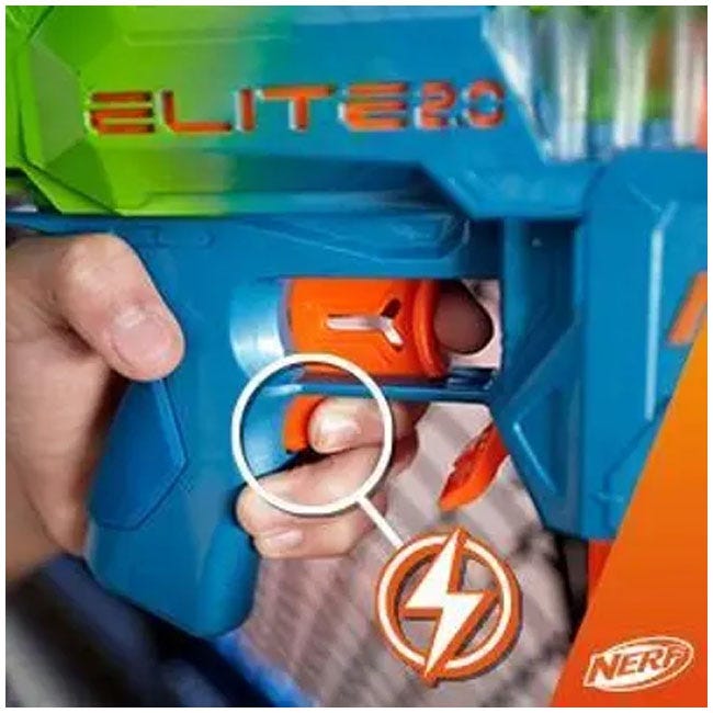 NERF 2.0 DOUBLE PUNCH MOTORIZED DART BLASTER