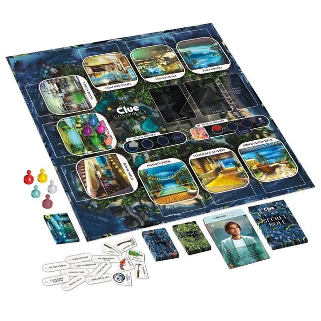 HASBRO CLUE CONSPIRACY BOARD GAME