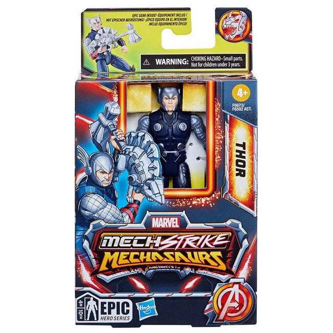 HASBRO MARVEL MECH STRIKE MECHASAURS THOR ACTION FIGURE