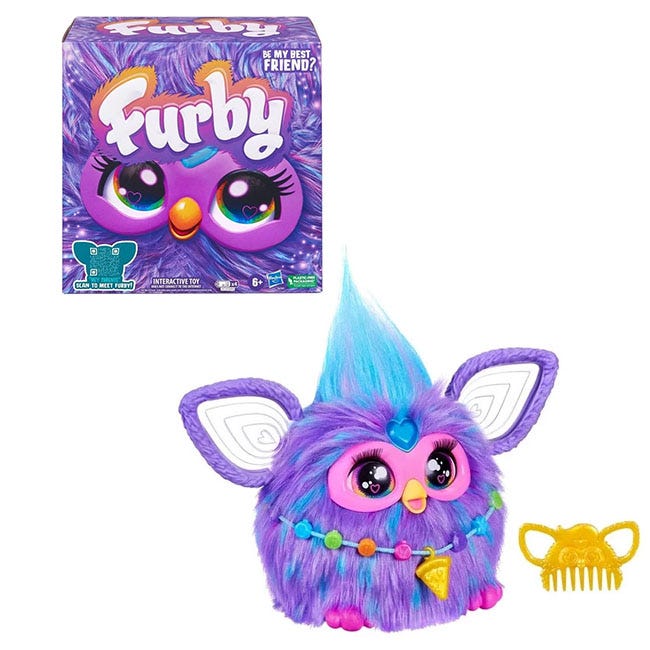FURBY PURPLE PLUSH INTERACTIVE TOY