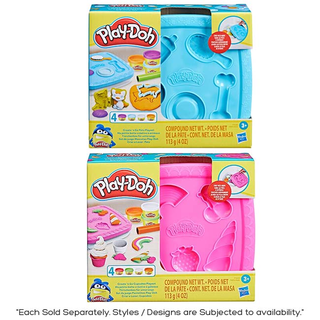 PLAY-DOH CREATE AND GO PLAYSETS ASSORTED