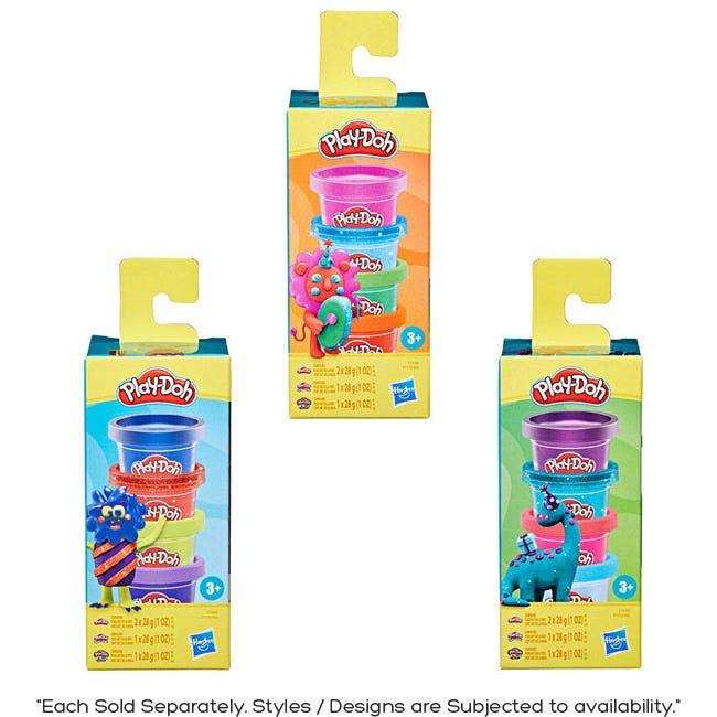 PLAY-DOH MINI COLOR PACK AST