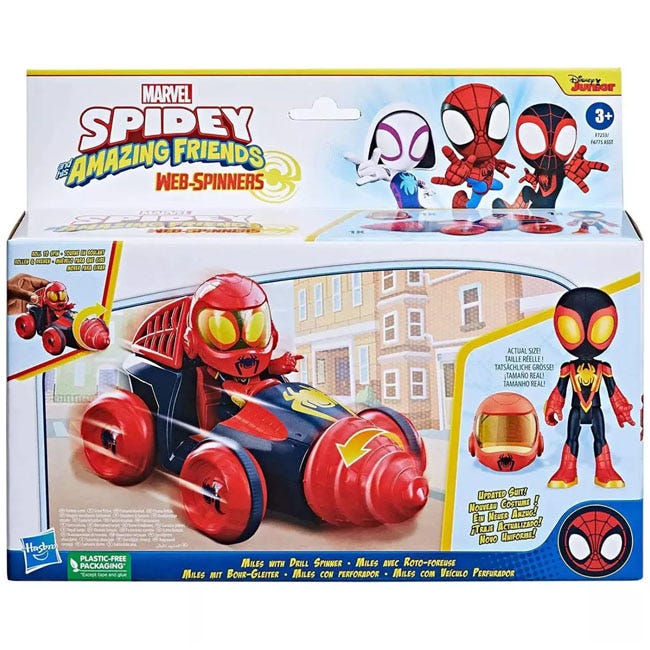 HASBRO MARVEL SPIDEY AND FRIENDS WEB SPINNERS