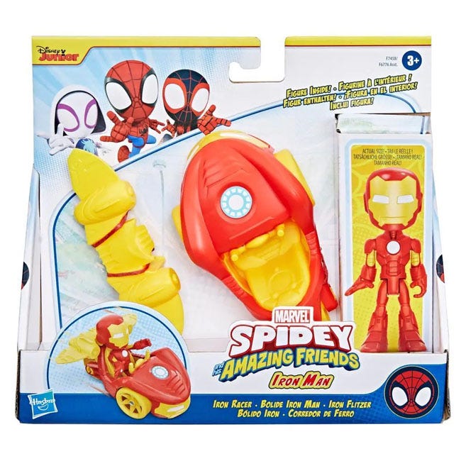 SPIDEY AND HIS AMAZING FRIENDS IRON RACER SET