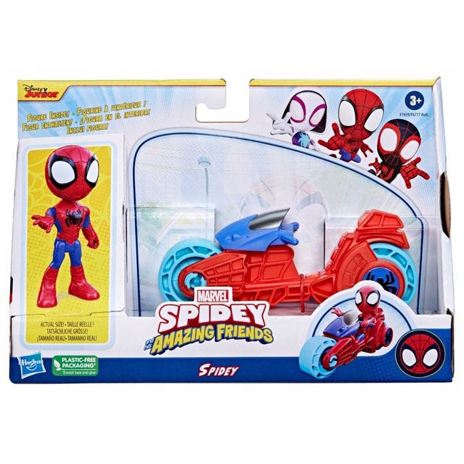 SPIDEY AND HIS FRIENDS - SPIDERMAN SPIDEY MOTORCYCLE